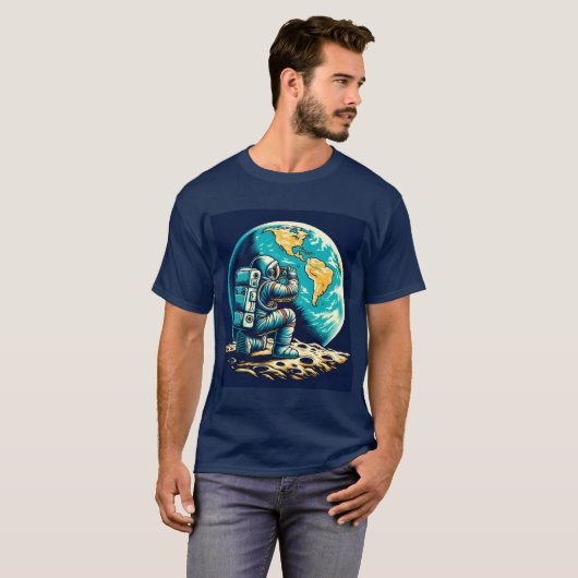 ASTRONAUT SHERD T-SHIRT (Voorkant volledig)