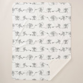 Astronaut Sherpa Blanket Deken (Voorkant)