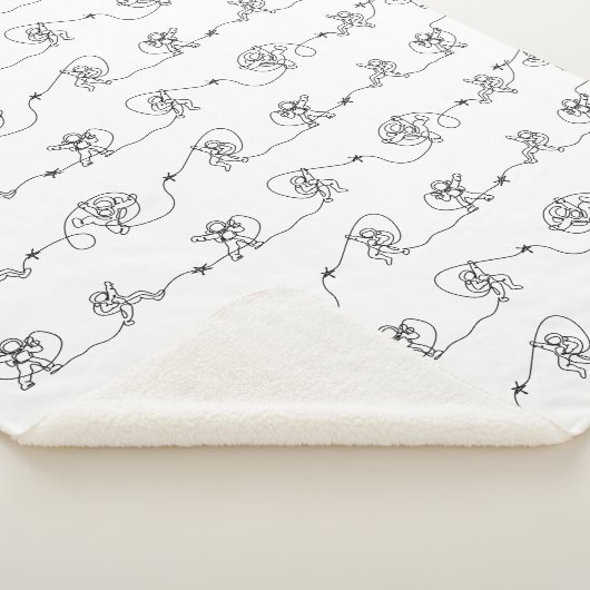 Astronaut Sherpa Blanket Deken (3/4)