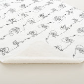 Astronaut Sherpa Blanket Sherpa Deken (3/4)