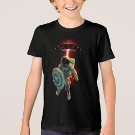 Astronaut Shield Jeugd Avontuur T-shirt