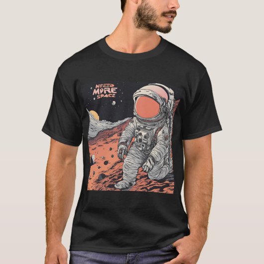 Astronaut Shirt - Ruimtedromen in coole T-shirts (Voorkant)
