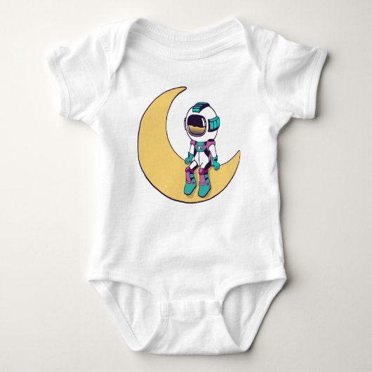 Astronaut Shirt, Spaceman Romper (Voorkant)