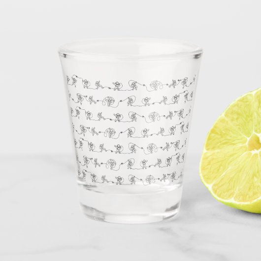 Astronaut Shot Glass Glas (Voorkant)