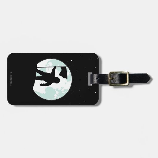 Astronaut Silhouette Bagagelabel (Voorkant horizontaal)