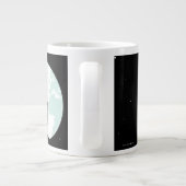 Astronaut Silhouette Grote Koffiekop (Achterkant)