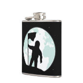 Astronaut Silhouette Heupfles (Links)