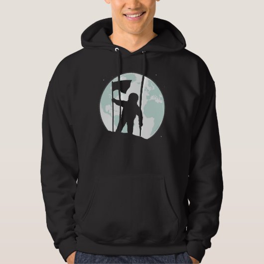 Astronaut Silhouette Hoodie (Voorkant)