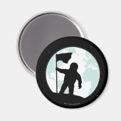 Astronaut Silhouette Magneet (Voorkant / Achterkant)