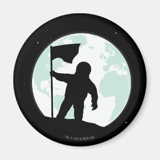 Astronaut Silhouette Magneet