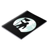 Astronaut Silhouette Notitieboek (Linkerzijde)