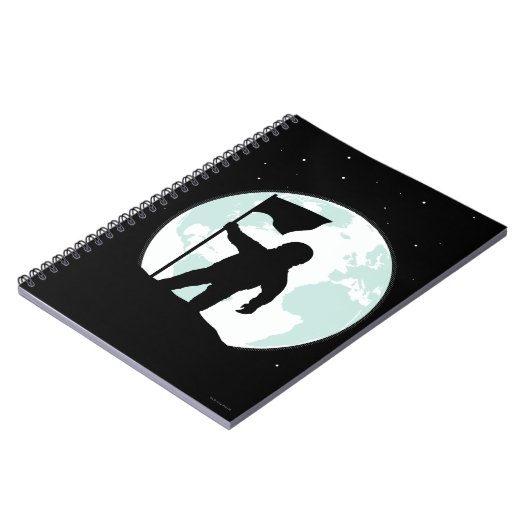 Astronaut Silhouette Notitieboek (Linkerzijde)