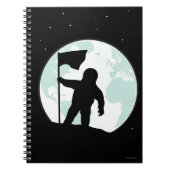 Astronaut Silhouette Notitieboek (Voorkant)
