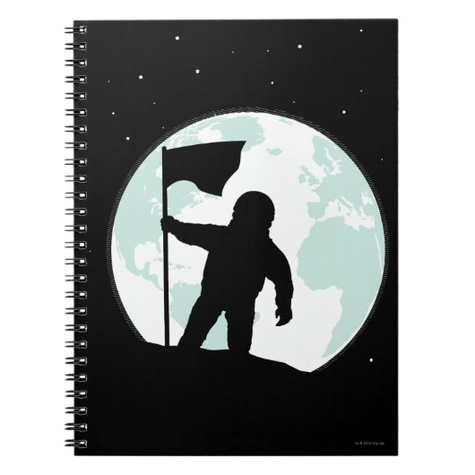 Astronaut Silhouette Notitieboek (Voorkant)