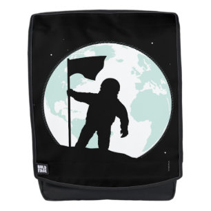 Astronaut Silhouette Rugtassen