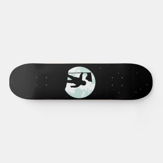 Astronaut Silhouette Skateboard (Horizontaal)