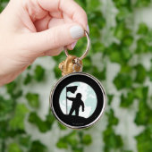 Astronaut Silhouette Sleutelhanger (Hand)