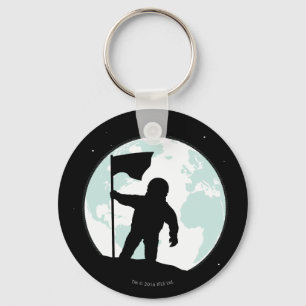 Astronaut Silhouette Sleutelhanger