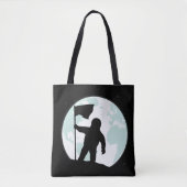 Astronaut Silhouette Tote Bag (Voorkant)