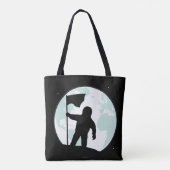 Astronaut Silhouette Tote Bag (Achterkant)