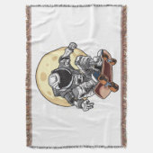 Astronaut Skate Deken (Voorkant Verticaal)