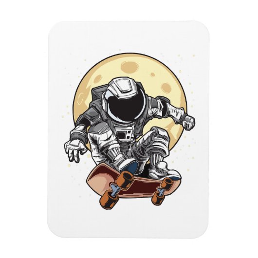 Astronaut Skate Magneet (Verticaal)