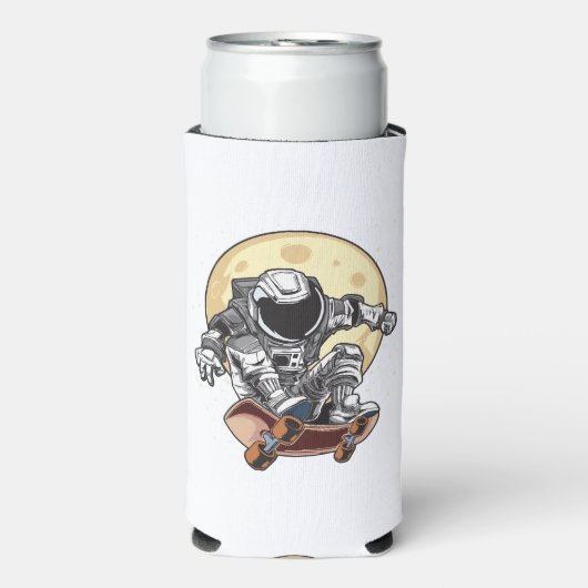Astronaut Skate Seltzer Blikjeskoeler (Seltzer Voorkant)