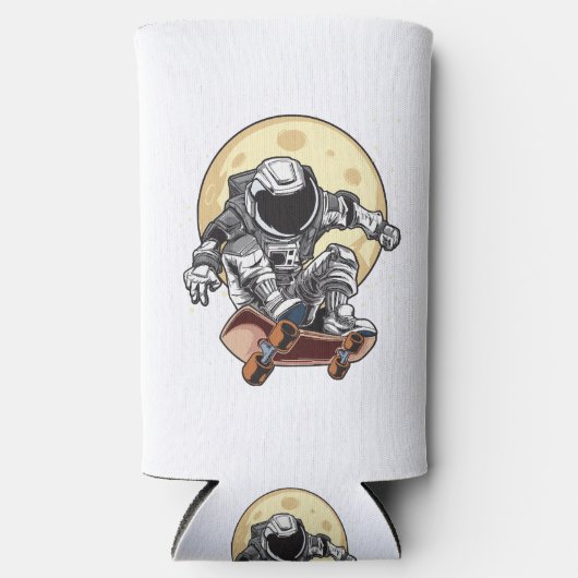 Astronaut Skate Seltzer Blikjeskoeler (Voorkant)