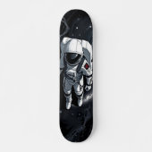 Astronaut Skateboard - Galactische Anime Stijl (Voorkant)