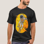 Astronaut Skateboard Skating Space Cosmos Astronau T-shirt (Voorkant)