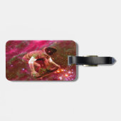 Astronaut Skateboarder Bagagelabel (Achterkant horizontaal)