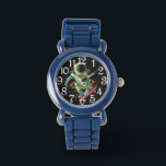 Astronaut Skateboarder eWatch Watch Horloge<br><div class="desc">A Boys Numbered e Watch in Blue Of A Astronaut Skateboarder</div>