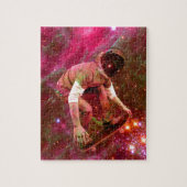 Astronaut Skateboarder Legpuzzel (Verticaal)