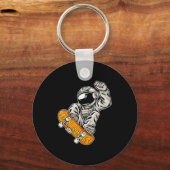Astronaut Skateboarder, Skateboarding Lover, Astro Sleutelhanger (Voorkant)