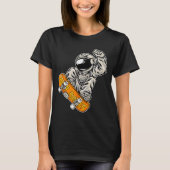 Astronaut Skateboarder, Skateboarding Lover, Astro T-shirt (Voorkant)