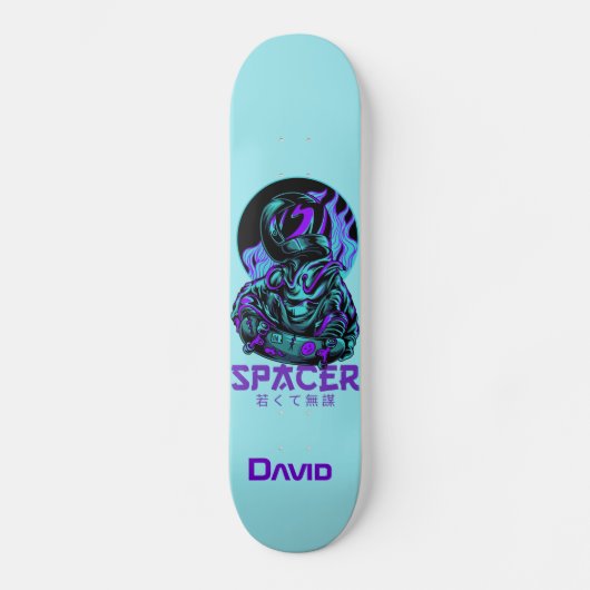 Astronaut Skater Persoonlijk Skateboard (Voorkant)