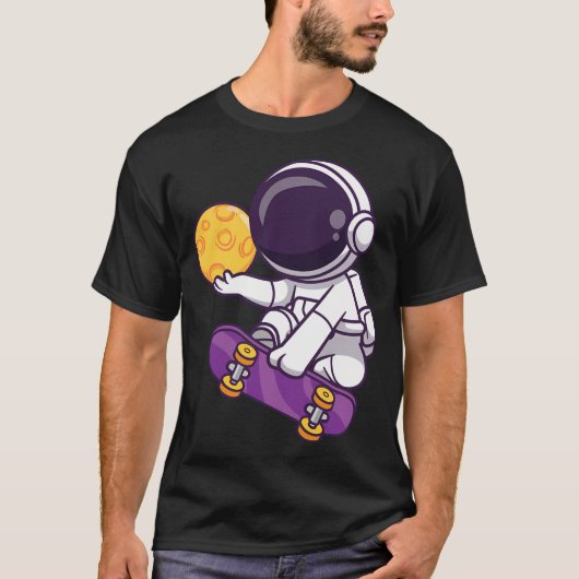 Astronaut Skater T-shirt (Voorkant)