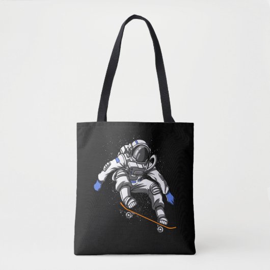 Astronaut Skater Tote Bag (Voorkant)