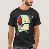 Astronaut skelet t-shirt (Voorkant)