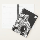 Astronaut Skeleton Spooky Skull Planner (Display)