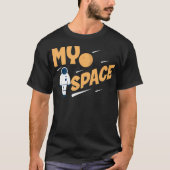 Astronaut Sky Moon T-shirt (Voorkant)