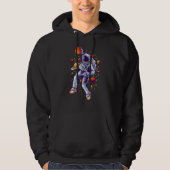 Astronaut Slam Dunk - Basketball Space Hoodie (Voorkant)