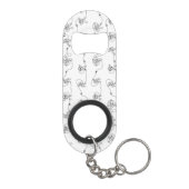 Astronaut Sleutelhanger Mini Flessenopener (Achterkant)