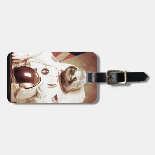Astronaut Sloth Bagagelabel (Voorkant horizontaal)