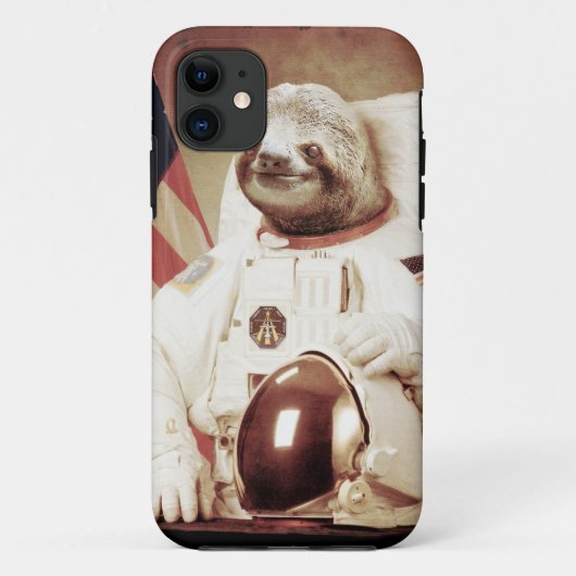Astronaut Sloth Case-Mate iPhone Case (Achterkant)