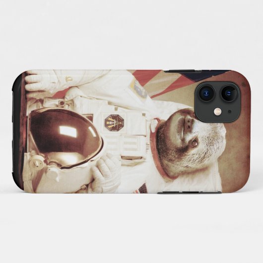 Astronaut Sloth Case-Mate iPhone Case (Achterkant (horizontaal))