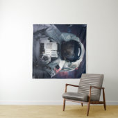 Astronaut sloth koala wandkleed (In Situ (horizontaal))