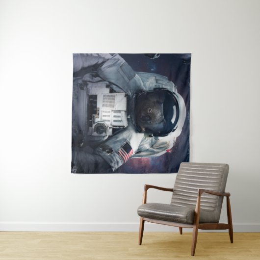 Astronaut sloth koala wandkleed (In Situ (horizontaal))