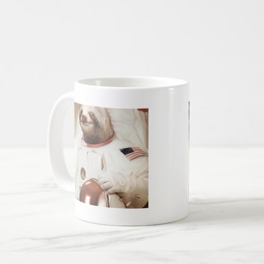 astronaut sloth koffiemok (Voorkant links)