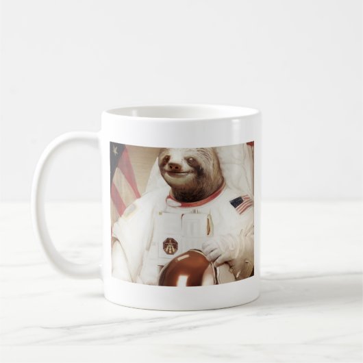astronaut sloth koffiemok (Links)